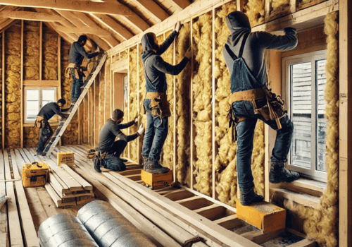 Insulation & Wall Installation